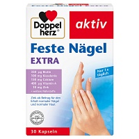 DOPPELHERZ Feste Nägel Extra Kapseln - 30St - Für Haut, Haare & Knochen