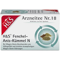 H&S Fenchel-Anis-Kümmel N Filterbeutel - 20X2.0g - Blähungen & Krämpfe