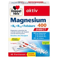 DOPPELHERZ Magnesium+B Vitamine DIRECT Pellets - 40St - Magnesium