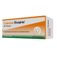 CETIRIZIN Vividrin 10 mg Filmtabletten - 50St - Allergie allgemein