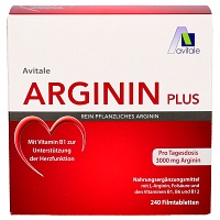 ARGININ PLUS Vitamin B1+B6+B12+Folsäure Filmtabl. - 240St