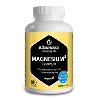 MAGNESIUM 350 mg Komplex Citrat/Oxid/Carbon.vegan - 180St