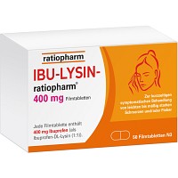 IBU-LYSIN-ratiopharm 400 mg Filmtabletten - 50St