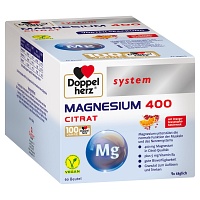 DOPPELHERZ Magnesium 400 Citrat system Granulat - 60St