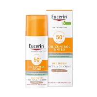 EUCERIN Sun Oil Control tinted Creme LSF 50+ mitt. - 50ml