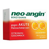 NEO-ANGIN Benzydamin akute Halsschmerzen Zitrone - 40St