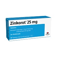 ZINKOROT 25 mg Tabletten - 50St