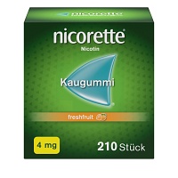 NICORETTE Kaugummi 4 mg freshfruit - 210St